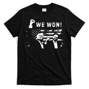 Trump Vance We Won Win Inauguration Day 2025 47th President T-Shirt