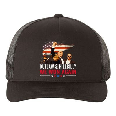 Trump Vance We Won Win Inauguration Day 2025 47th President Yupoong Adult 5-Panel Trucker Hat