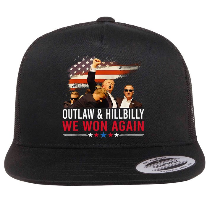 Trump Vance We Won Win Inauguration Day 2025 47th President Flat Bill Trucker Hat