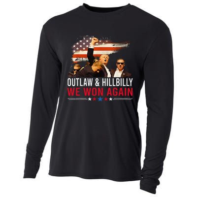 Trump Vance We Won Win Inauguration Day 2025 47th President Cooling Performance Long Sleeve Crew