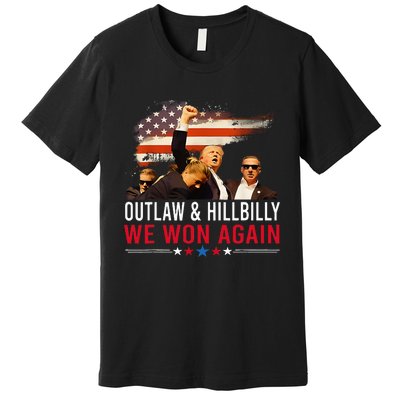 Trump Vance We Won Win Inauguration Day 2025 47th President Premium T-Shirt