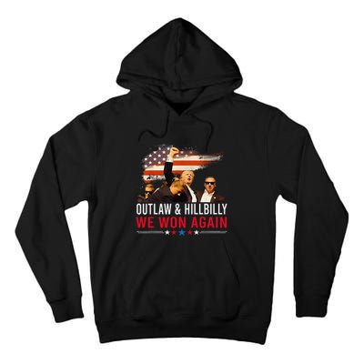 Trump Vance We Won Win Inauguration Day 2025 47th President Tall Hoodie