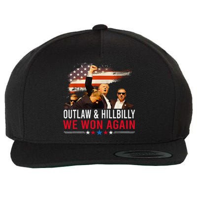 Trump Vance We Won Win Inauguration Day 2025 47th President Wool Snapback Cap