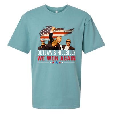 Trump Vance We Won Win Inauguration Day 2025 47th President Sueded Cloud Jersey T-Shirt