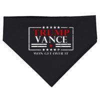 Trump Vance Won Get Over It President Inauguration Day 2025 USA-Made Doggie Bandana