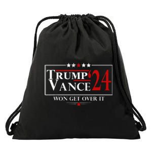 Trump Vance Won Get Over It President Inauguration Day 2025 Drawstring Bag