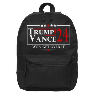 Trump Vance Won Get Over It President Inauguration Day 2025 16 in Basic Backpack