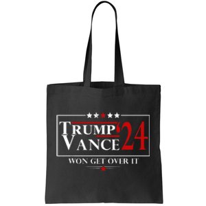 Trump Vance Won Get Over It President Inauguration Day 2025 Tote Bag