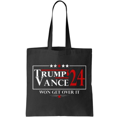 Trump Vance Won Get Over It President Inauguration Day 2025 Tote Bag