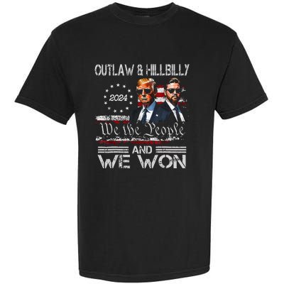 Trump Vance We Won Win Inauguration Day 2025 47th President Garment-Dyed Heavyweight T-Shirt