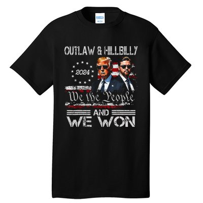 Trump Vance We Won Win Inauguration Day 2025 47th President Tall T-Shirt