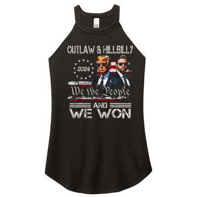 Trump Vance We Won Win Inauguration Day 2025 47th President Women's Perfect Tri Rocker Tank