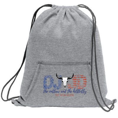 Trump Vance We Won Win Inauguration Day 2025 47th Sweatshirt Cinch Pack Bag