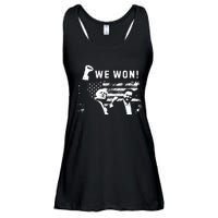 Trump Vance We Won Win Inauguration Day 2025 47th President Ladies Essential Flowy Tank