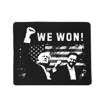 Trump Vance We Won Win Inauguration Day 2025 47th President Mousepad