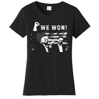 Trump Vance We Won Win Inauguration Day 2025 47th President Women's T-Shirt