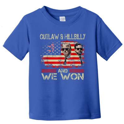 Trump Vance We Won Win Inauguration Day Toddler T-Shirt