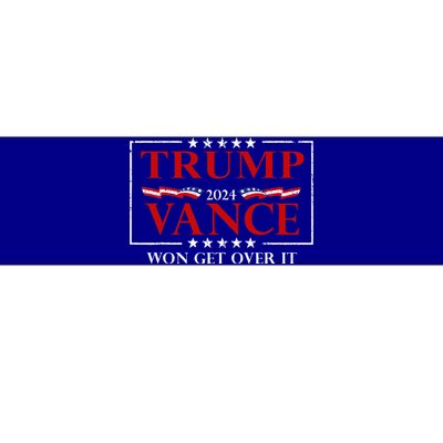 Trump Vance Won Get Over It President Inauguration Day 2025 Bumper Sticker