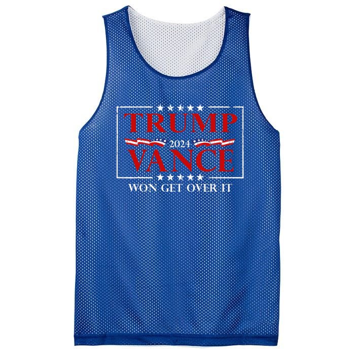 Trump Vance Won Get Over It President Inauguration Day 2025 Mesh Reversible Basketball Jersey Tank