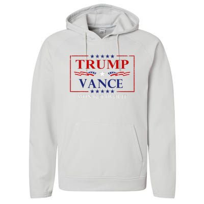 Trump Vance Won Get Over It President Inauguration Performance Fleece Hoodie