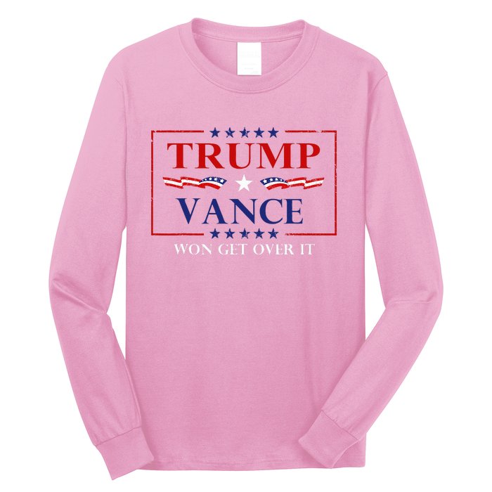 Trump Vance Won Get Over It President Inauguration Long Sleeve Shirt