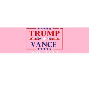 Trump Vance Won Get Over It President Inauguration Bumper Sticker