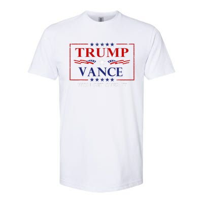 Trump Vance Won Get Over It President Inauguration Softstyle CVC T-Shirt