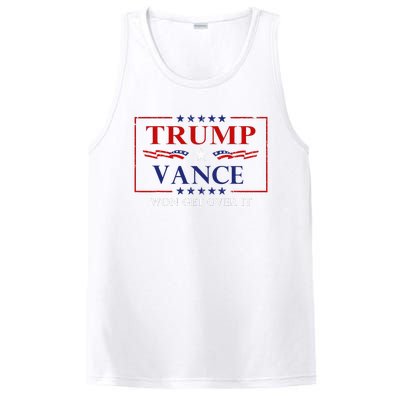 Trump Vance Won Get Over It President Inauguration PosiCharge Competitor Tank