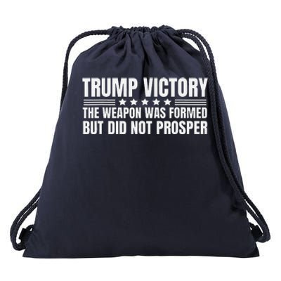 Trump Victory Weapon Formed But Did Not Prosper Christian Drawstring Bag