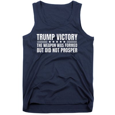 Trump Victory Weapon Formed But Did Not Prosper Christian Tank Top