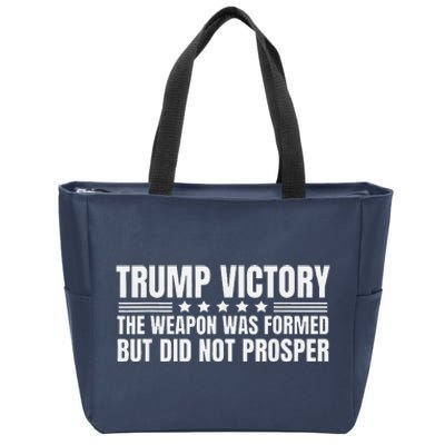 Trump Victory Weapon Formed But Did Not Prosper Christian Zip Tote Bag