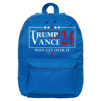 Trump Vance Won Get Over It President Inauguration Day 16 in Basic Backpack