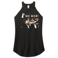 Trump Vance We Won Win Inauguration Day 2025 47th President Women's Perfect Tri Rocker Tank