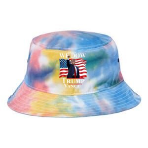 Trump Vance We Dow Trump 47 America President Winner 2024 Tie Dye Newport Bucket Hat