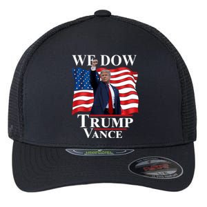 Trump Vance We Dow Trump 47 America President Winner 2024 Flexfit Unipanel Trucker Cap