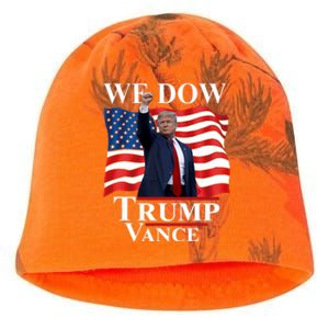 Trump Vance We Dow Trump 47 America President Winner 2024 Kati - Camo Knit Beanie