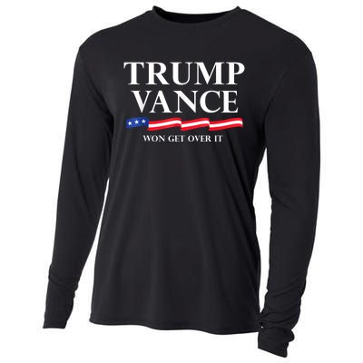 Trump Vance Won Get Over It President Inauguration Day 2025 Cooling Performance Long Sleeve Crew