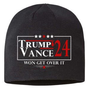 Trump Vance Won Get Over It President Inauguration Day 2025 Sustainable Beanie