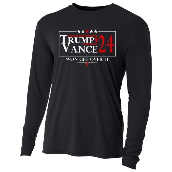 Trump Vance Won Get Over It President Inauguration Day 2025 Cooling Performance Long Sleeve Crew