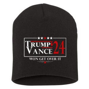 Trump Vance Won Get Over It President Inauguration Day 2025 Short Acrylic Beanie