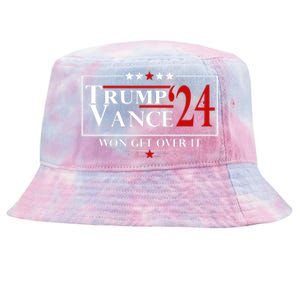 Trump Vance Won Get Over It President Inauguration Day 2025 Tie-Dyed Bucket Hat