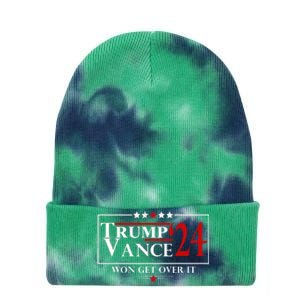 Trump Vance Won Get Over It President Inauguration Day 2025 Tie Dye 12in Knit Beanie