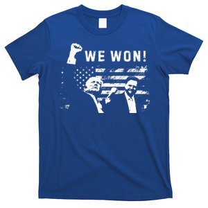 Trump Vance We Won Win Inauguration Day 2025 47th President T-Shirt