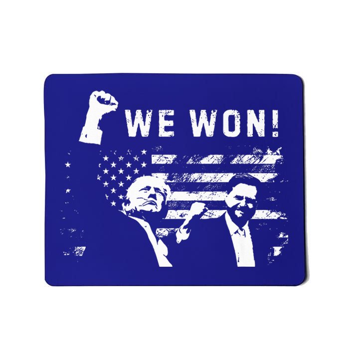 Trump Vance We Won Win Inauguration Day 2025 47th President Mousepad