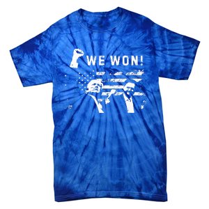 Trump Vance We Won Win Inauguration Day 2025 47th President Tie-Dye T-Shirt