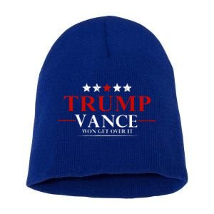 Trump Vance Won Get Over It President Inauguration Day 2025 Short Acrylic Beanie