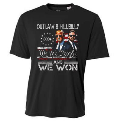 Trump Vance We Won Win Inauguration Day 2025 47th President Gift Cooling Performance Crew T-Shirt