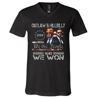 Trump Vance We Won Win Inauguration Day 2025 47th President Gift V-Neck T-Shirt