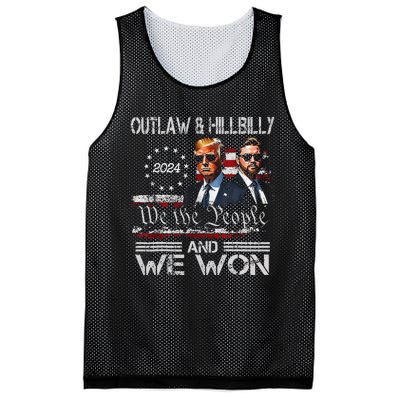 Trump Vance We Won Win Inauguration Day 2025 47th President Gift Mesh Reversible Basketball Jersey Tank