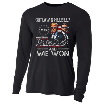 Trump Vance We Won Win Inauguration Day 2025 47th President Gift Cooling Performance Long Sleeve Crew